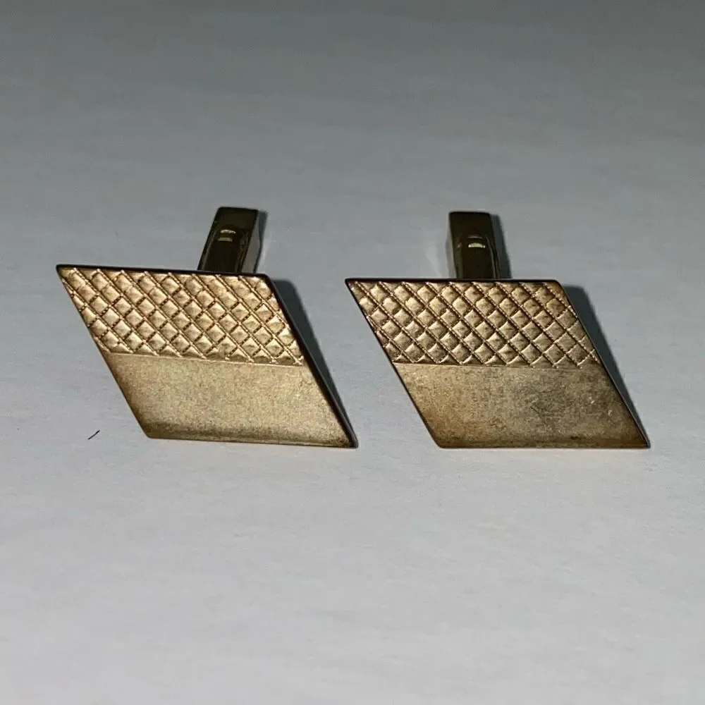 Vintage Swank Mens Cufflinks Lot of ￼6 Pairs Gold, Garnett, Green, Blue